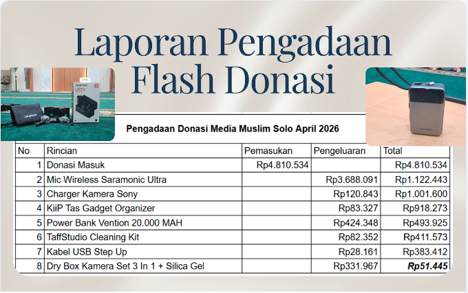 Dokumentasi Pengadaan Alat Live Streaming April 2026